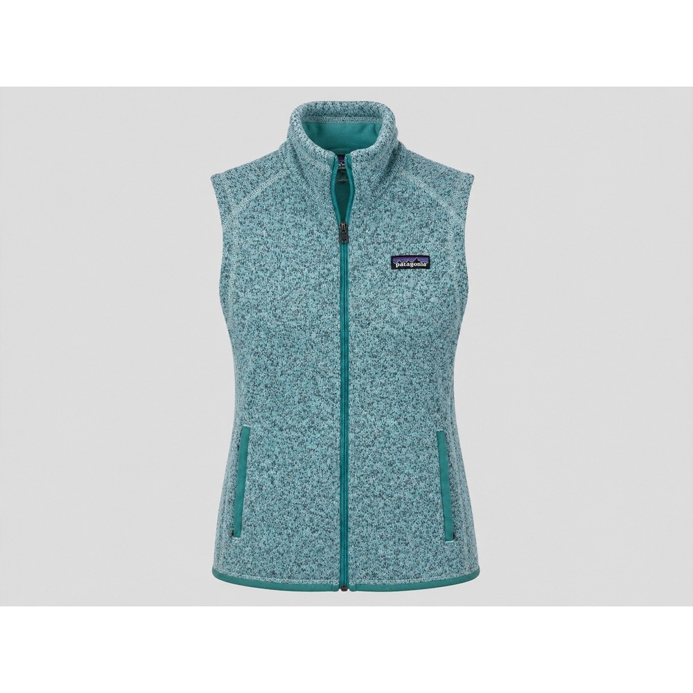 Patagonia‎ Better Sweater Vest Women S Teal Full Zip Fleece Hiking Gorpcore Fall